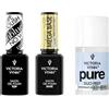 Generisch Victoria Vynn Gel Polish Duo - Top Unblue, Mega Base & Pure Duo Prep Bundle, 15 ml + 60 ml, perfetta cura delle unghie