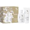 ALFAPARF MILANO Semi di Lino Duo Set Diamond - Shampoo e Balsamo illuminante per tutti i tipi di capelli