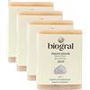 Argan Italia BIOGRAL - Set 4 Sapone Zolfo Solido con Olio di Neem (100 gr) Sapone Antibatterico per Viso, Mani e Corpo, Naturale Biologico Certificato Prodotto in Italia, Ideale come Regalo Donna Uomo