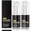 Soelegant Correttore per capelli nero, 50 g, impermeabile, a prova di sudore, crema riempitiva per capelli diradati, look istantaneo per capelli più pieno, per uomini e donne, correttore idratante per