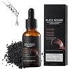 Generisch Olio di cumino nero biologico 30 ml - Olio per la crescita dei capelli - Estratto vegetale di sesamo nero - Olio per capelli non grasso - Per la riparazione di capelli danneggiati e secchi