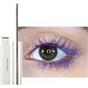 HADAVAKA 2pcs Waterproof Mascara Eyelash Primer, Colorful Fiber Extra Long Voluminous Lash Mascara, Charming Long Lasting, Volume, Lengthen, Curl & Smudge Free (04# Blue)