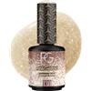 Pink Gellac Gel Nail Polish - Luxury Gold 0.5 oz - Gold Glitter Color for Manicures and Nail Art - UV Polish Made in the Netherlands