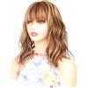 lskdnrufh Topper for capelli da donna, 4,9x5,1, clip in capelli sintetici ondulati da 14 pollici con frangia, aspetto naturale Topper per Capelli da Donna(12H24#)