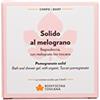 Biofficina Toscana Doccia shampoo solido al melograno, 80 g - Shampoo e detergente ecologico per corpo e capelli con melograno bio toscano - Senza plastica, tensioattivi vegetali, profumo fruttato