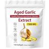 Generico Estratto di aglio invecchiato - 7500 mg Estratto di aglio biologico, vegetariano, completamente naturale, non OGM, 150/300 pezzi ,150pcs
