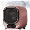 BoTongSiHai Piccola Asciugatrice Portatile Ventilata, Asciugatrice A Condensazione Compatta, Piccola Portatile Da Parete Con Centrifuga Automatica, Soluzione Ideale Da Bancon(Pink)
