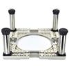 Generic Supporto per lavatrice, base portatile regolabile con smorzamento delle vibrazioni, supporto resistente per elettrodomestici, altezza 23-27 cm, adatto per elettrodomestici da 48-66 cm