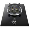 YINMAN Fornello A Gas, Bruciatore Da 5,2 KW, Fornello Di Conversione Gas Naturale/gas Liquefatto, Piano Cottura In Vetro Temperato Nero, Risparmio Energetico E Risparmio Di Gas, For Cucine Domestiche(LPG)