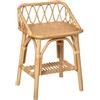 ATMOSPHERA CREATEUR D'INTERIEUR Atmosphera - Comodino per bambini, in rattan, altezza 56 cm