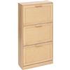 5 five simply smart 5Five - Scarpiera DRAWY beige in truciolato - 18 paia - 60x24x113 cm - Organizzazione ingresso, uso quotidiano