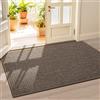 LEKEEPGO Zerbino Ingresso Interno 90 x 150 cm, Tappeto Ingresso Interno Antiscivolo, Assorbente Tappetino Entrata Lavabile per Casa Porta, Corridoio, Marrone