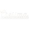 Zelda Bomboniere Scritta Cresima Legno 42,5x12 Decorazioni Addobbi Cerimonia