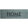 Jute & Co. Zerbino asciugapasso in cocco Home Colore Grigio, con Fondo in Gomma, 26X75