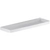 EffeDecor Mensola da Bagno a Parete in Resina Termoplastica Bianco Mensola Porta Oggetti da Muro 44,5x12x2,6 cm Portata massima 6,5 Kg