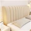 uyeoco 180/150 Copri Testiera Letto Imbottita、Copri Testata Letto Una Piazza E Mezza、Copritestata Elasticizzata per Letto、Copertura Testata Letto Matrimoniale(Light Curry,150cm(59inch))