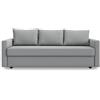 MASTERS OF COVERS Copridivano Letto Friheten, Poliestere Grigio Chiaro | Compatibile con IKEA Friheten divano letto 225 x 105 x 83 cm. Solo fodera, divano non incluso.