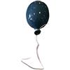 generico Palloncini in Ceramica da Parete da Appendere, 16 cm (Azzurro)