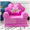 YUDIZWS Divano pieghevole per bambini del fumetto, divano per bambini pieghevole in peluche forma per bambini Divano Schienale Poltrona letto imbottita 2 in 1 Flip Open Couch Seat