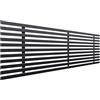 DHOME Testiera in legno riciclato DM Stile Pallet Letto Pallet Ferramenta inclusa (160cm, Stile Giapponese, Nero Solido)