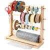 Generico Scaffale Per Legno - Organizzatore Porta Nastro, Filato Da Imballaggio Per Fioristi, Organizer Per Scaffali Forniture Artigianali, Porta Nastro Adesivo Washi, Organizer Da Tavolo Per Studio Domest