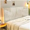 uyeoco 180/150/160/100cm Copri Testata Letto Matrimoniale, Fodera per Testiera Letto Elasticizzata Lavabile Copri Testiera Letto all-Inclusive per Testiera Camera da Letto e Albergo(Color 1,190cm(75inch))