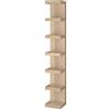 Lack Ikea - Scaffale da parete, effetto rovere tinto, colore bianco, aspetto legno [30,5 cm x 190,5 cm]