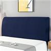 Timizi Copri Testata Letto Matrimoniale Protezione Elastica a Tinta Unita Elastico all-Inclusive Coperchio Europeo Soft Cover per letto 140-170cm. - Blu Scuro