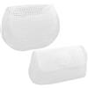 Uonlytech 2 Pezzi Fogli in Plastica Bianco per Borse Fai da Te, Tela Rete Leggera per Creare Borse all Uncinetto Funzioni Antivento e Protezione Solare