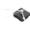 VILLFUL Meccanismo Orologio Parete Contro Movimento con Lancette Argento Kit Ricambio Batterie Parti Riparazione per Orologi Muro Quadrante Spessore Silenzioso e Durevole per Casa e