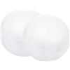 TOYANDONA 15 Pezzi Miniature Forma Palline Mestiere Palline di Schiume Non Finite Palline di Solido Blocchi di Schiuma Topper per Torte Mancare Suite Bianca Domestico