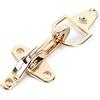 Bantopgong Clip di chiusura a scatto con fibbia in metallo da 4 pezzi 5cm per borsa con fibbia cappotto piumino cucito accessori di abbigliamento, Oro, 5cm