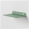 Steelnovo | Zeno, Mensola da Parete in Metallo Verniciato, Mensola da Muro Portaoggetti, 20x3x15 cm, Colore Verde, Design Minimal e Moderno, Scaffale da Muro, Made In Italy