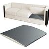 Strusery Supporto per Cuscino Seduta Divano 52x52 cm (1 Pezzi) - Rinforzo per Sedie e Divani, Inserti Spessi per Maggiore Comfort e Stabilità (Grigio)