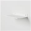 Steelnovo | Ortis, Mensola da Bagno in Metallo Verniciato, Mensola da Parete Portaoggetti, 20x3x14 cm, Colore Bianco, Design Moderno e Minimal, Scaffale da Muro, Porta Accessori, Made in Italy