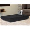 Klaar Design Tavolino Ret, tavolino da salotto, tavolino basso, tavolino da divano cm.120x60x h.18 (Antracite)