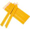 LIGHTAOTAO Set Pastelli a Cera Staccabili Gialli 12 Pezzi per Cucito e Artigianato, Penne Colorate Multiuso per Tessuti, Pelle, Legno e Carta, Strumenti di Marcatura per Sartoria
