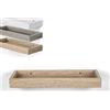 Gicos Mensola da parete contenitore pensile scaffale in legno mdf da muro 60 * 15 * 4 cm 3 colori DOU-751394