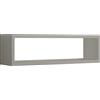 MODULARREDO | REGOLO Mensola da Muro, Pensile Bagno, Mensola da Parete, Scaffale da Parete, 60x17 p15.5 cm, Marrone Talpa, Kit Tasselli Incluso - Made in Italy