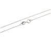 NaturSchatulle Catenina in Argento Sterling 925, Senza Ciondolo, da Donna, 1,2 mm, con Chiusura ad Anello, Lunghezza 45 cm