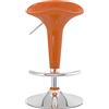 Bar Stools UK Sgabello da bar Pod (arancione)
