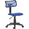 PraTiKo Life Sedia Scrivania Cameretta Modello Easy Girevole 360° Altezza Regolabile Blu Pratiko Life