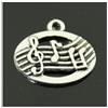 DLM Bomboniere DLM-29003 (Kit 24 Pezzi) Ciondolo Ciondoli Charm Charms Chiave di Violino sol Pentagramma Confettata Fai da Te bomboniera