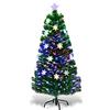 DREAMADE Albero di Natale, Artificiale Illuminato, Albero folto di Natale in PVC con Luce LED, Diverse Altezze (120CM)