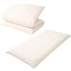 EMOOR Materasso Futon Giapponese Extra Spesso Senza Orlo 100 x 200 cm Prodotto in Giappone Bianco, Pieghevole Letto da Terra Tatami