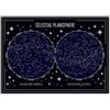 CNHNWJ Mappa stellare Astratta Celeste Planisfero Stampe su Tela Nordic Posters And Prints Quadro murali per Moderni Soggiorno Decorazioni Parete 60X80 cm Senza Cornice
