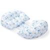 FANSU Cuscino per Gravidanza Dormire, Cuscino per Gravidanza e Allattamento con Supporto per la Pancia Cuscino Gravidanza Comfort Supporto per Fianchi, Gambe (76x38x13cm,Balena)