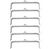 SUPVOX 6 Pz Borsa Telaio Metallico Fai da Te Chiusura Catenaccio Serratura Portamonete Forma Arco Semicircolare Frizione Telaio Borsa per Borsa Borsa Fare 18 Cm