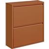 Brigros - Scarpiera Salvaspazio Slim In Metallo Con Ante A Ribalta Modello Emy, Scarpiera 15 Cm Profondità Disponibile In Vari Colori E Dimensioni Per Arredo Casa (Mattone, 2 Ante)