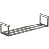 Generic Slimdescent, scarpiera telescopica retrattile, espandibile, da 40 a 70 cm, regolabile, multifunzione, scarpiera e ripiano inferiore per dormitorio (nero)